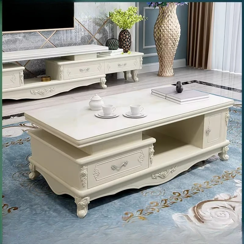 Mesa de centro moderna de luxo, decoração estética, simples, móvel, mesa lateral, designer, armazenamento, mesa auxiliar, móveis para sala de estar