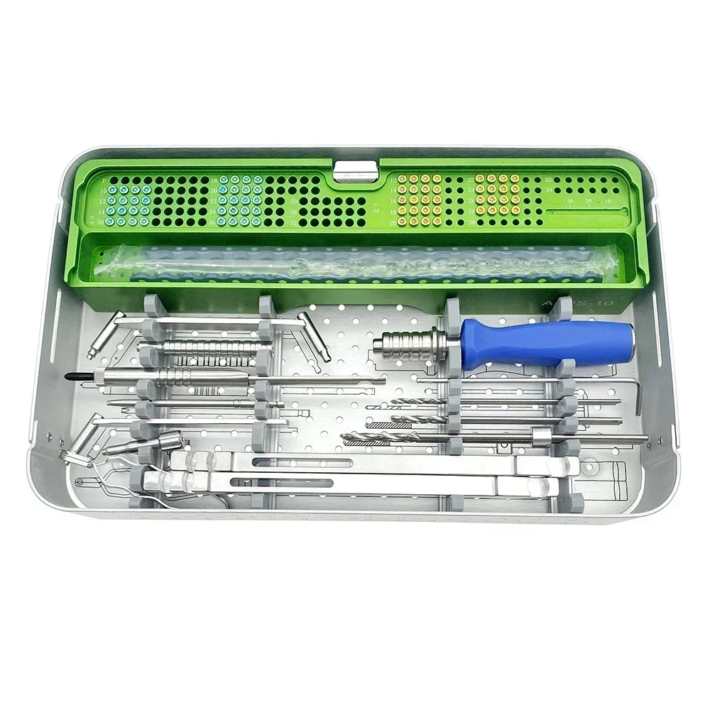 Ortho pä disches Set Tier Haustier Titan Verriegelung platte System ortho pä dische Set Veterinär instrumente