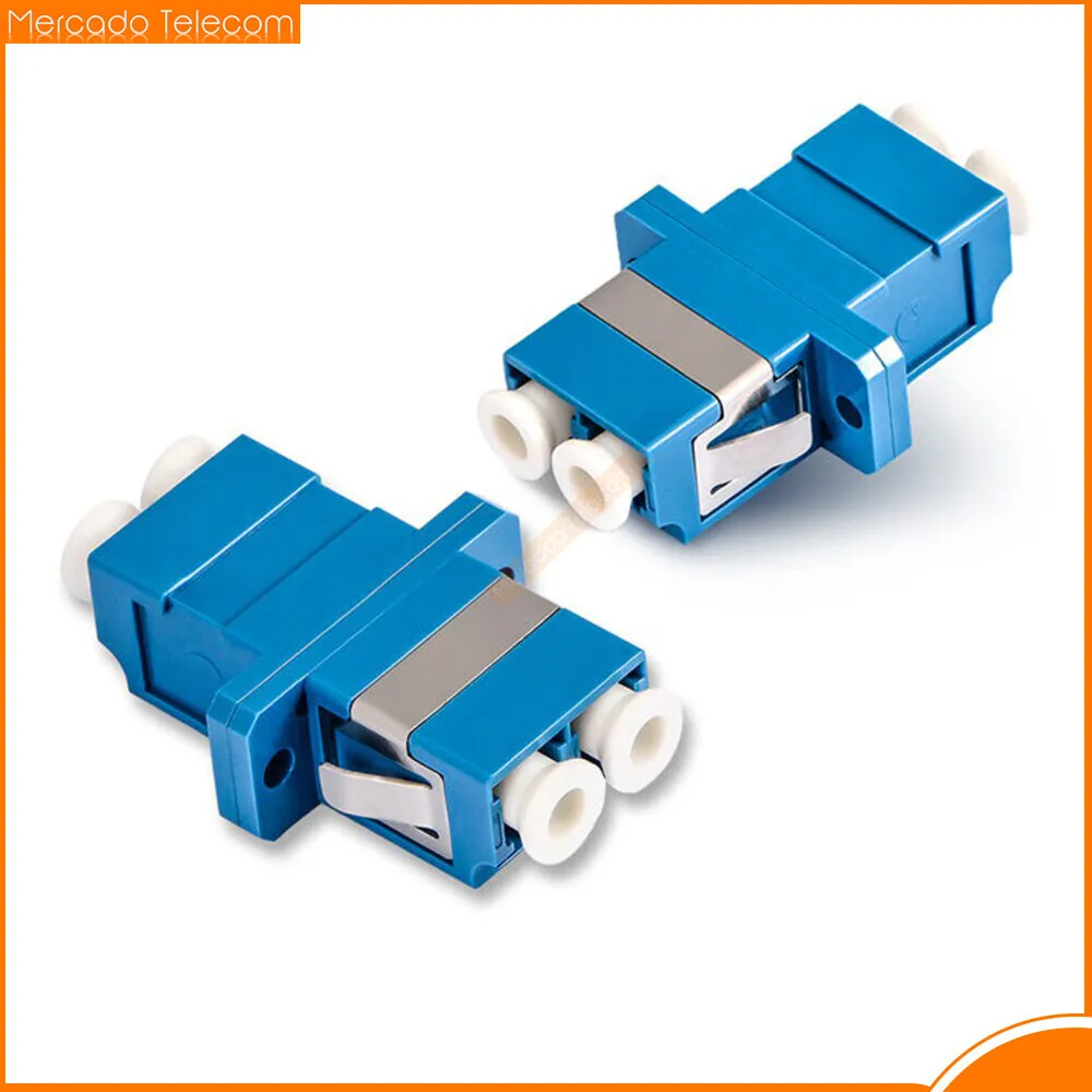 

25/50/100/200Pcs LC UPC Duplex single-mode Fiber optic Adapter LC Optical fiber coupler LC UPC Fiber flange LC connector