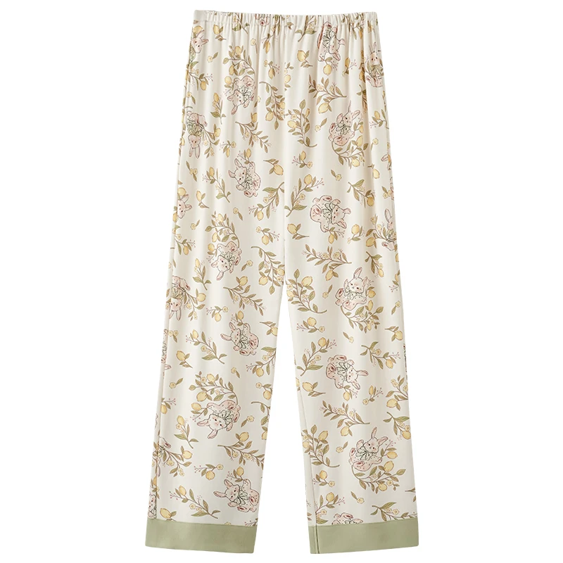 

Домашние брюки с регулируемым эластичным поясом, тонкие бархатные длинные домашние брюки для беременных, повседневные пижамы с цветочным принтом M-4XL