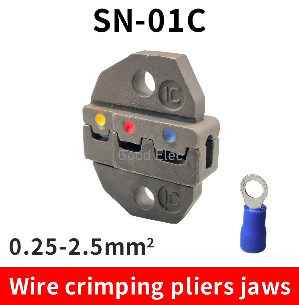 SN-01C,SN-03BC,SN-03C,SN-28B Die Sets for SN Series pliers 0.25-6.0mm² CRIMPING PILER Crimping machine one set