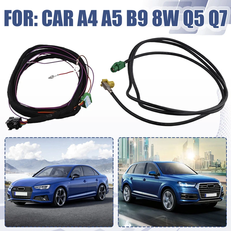 Audio Carplay AMI USB Music Smartphone Interface AUX-In Cable Wire Harness For 8W0035736 For  A4 A5 B9 8W Q5 Q7