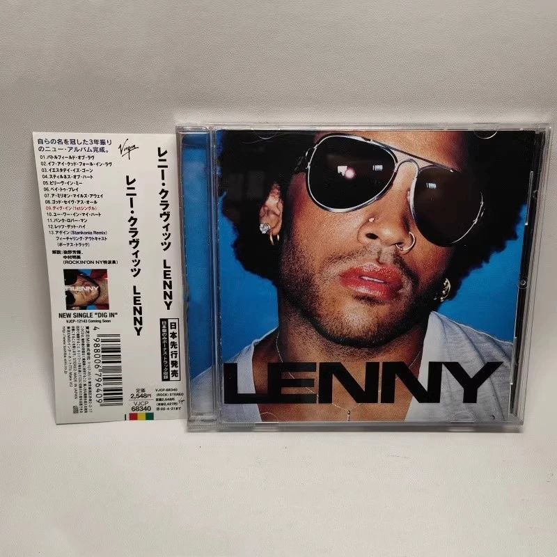 Clássico r & b lenny kravitz música cd lenny álbum campo de batalha do amor gravação música cosplay walkman carro soundtracks caixa festa música