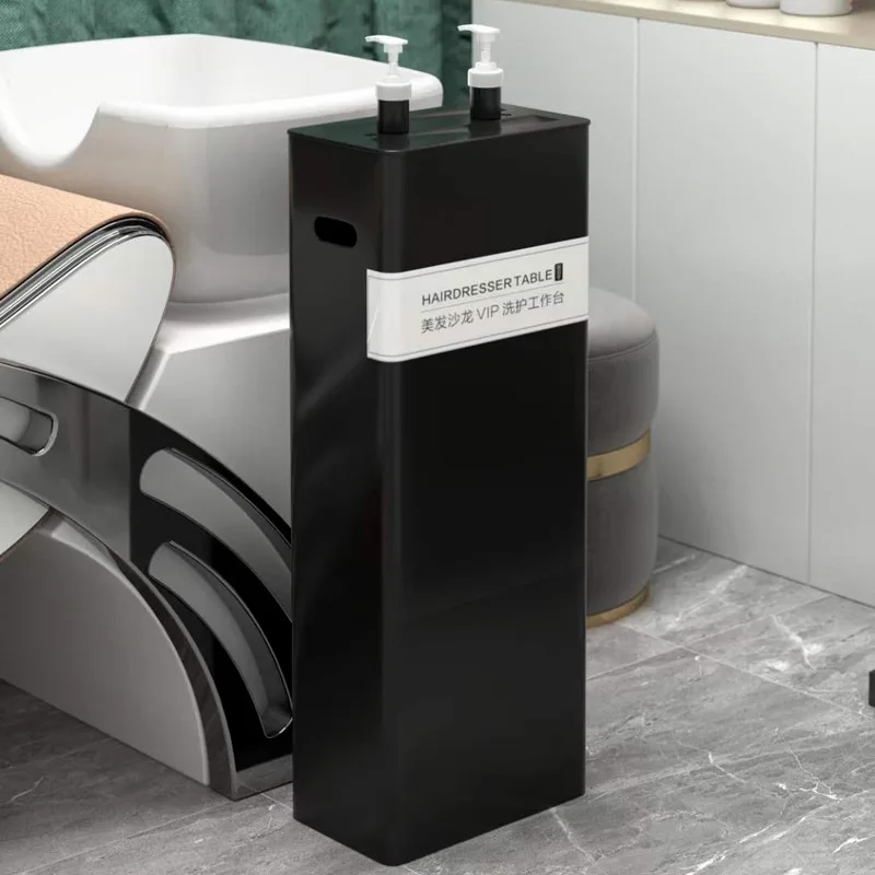 

Barbershop Salon Shampoo Storage Tank Box Hairdressing Table Head Washing Bed Care Area Salon Furniture Accessories
