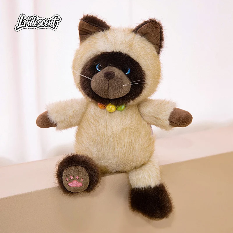 

Siamese Cat Plush Doll with Adorable Animal Design Ideal Sleeping Plush Pillow As A Festive Gift for Female Students