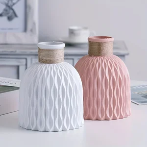 Plastic Vase Wall Windfish Wood Flower Vessel Arrangement 11 Main Sales Flower Vessels for Decoration - №4