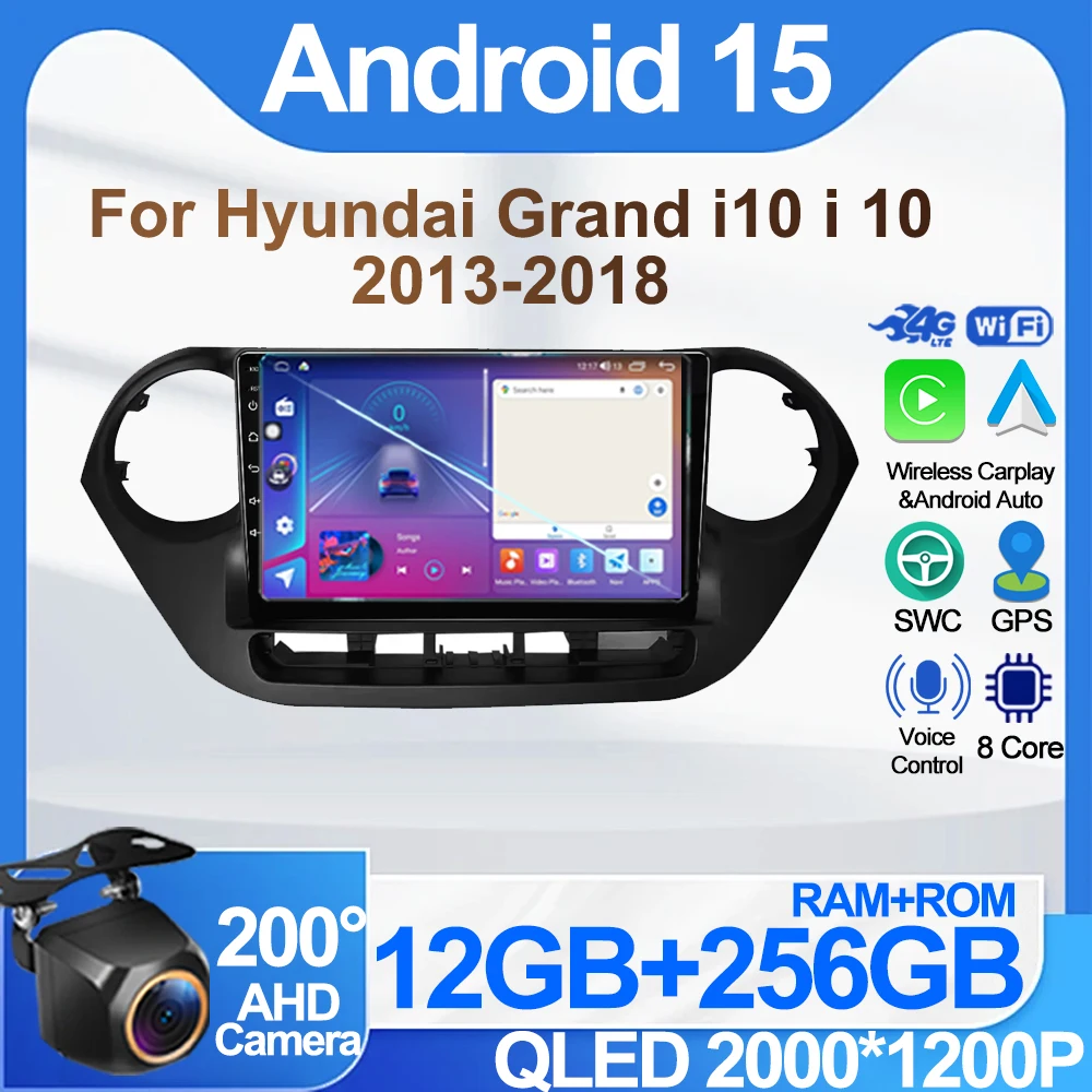 9-Π΄ΡΠΉΠΌΠΎΠ²ΡΠΉ Π°Π²ΡΠΎΠΌΠΎΠ±ΠΈΠ»ΡΠ½ΡΠΉ ΡΠ°Π΄ΠΈΠΎΠΏΡΠΈΠ΅ΠΌΠ½ΠΈΠΊ Π΄Π»Ρ Hyundai Grand i10 i 10 2013 2014 2015 2016 2017 2018 Android12 Carplay Auto Multimidia Π²ΠΈΠ΄Π΅ΠΎΠΏΠ»Π΅Π΅Ρ Π³ΠΎΠ»ΠΎΠ²Π½ΠΎΠ΅ ΡΡΡΡΠΎΠΉΡΡΠ²ΠΎ 9-Π΄ΡΠΉΠΌΠΎΠ²ΡΠΉ Π°Π²ΡΠΎΠΌΠΎΠ±ΠΈΠ»ΡΠ½ΡΠΉ ΡΠ°Π΄ΠΈΠΎΠΏΡΠΈΠ΅ΠΌΠ½ΠΈΠΊ Π΄Π»Ρ Hyundai Grand i10 i 10 2013 2014 2015 2016 2017 2018 Android12 Carplay Auto Multimidia Π²ΠΈΠ΄Π΅ΠΎΠΏΠ»Π΅Π΅Ρ Π³ΠΎΠ»ΠΎΠ²Π½ΠΎΠ΅ ΡΡΡΡΠΎΠΉΡΡΠ²ΠΎ