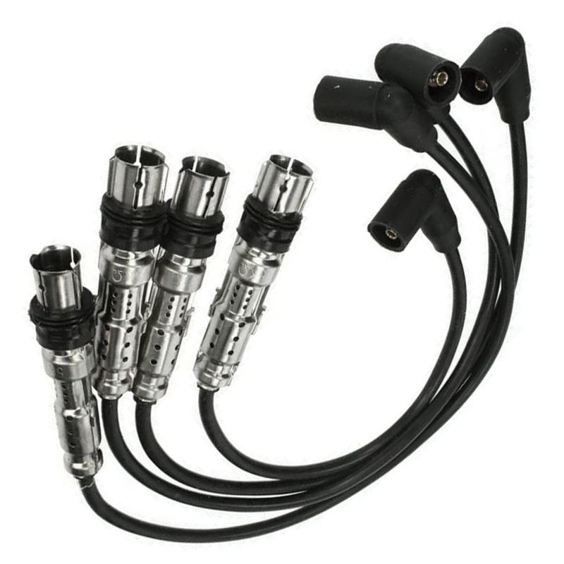 4Pcs Ignition Line Cable Kit 8Mm 03F905409C For VW Golf Beetle Touran Polo Skoda Yedi Octavia 1.2T