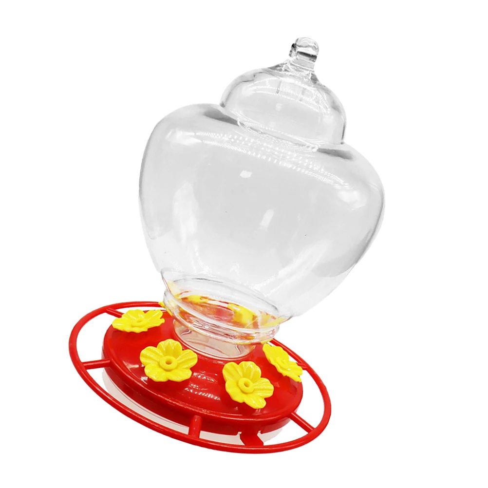 

Transparent 1200ml Plastic Hanging Bird Feeder Durable PP Material Easy Clean Outdoor Garden Supplies Parrot Feeding Box Wild