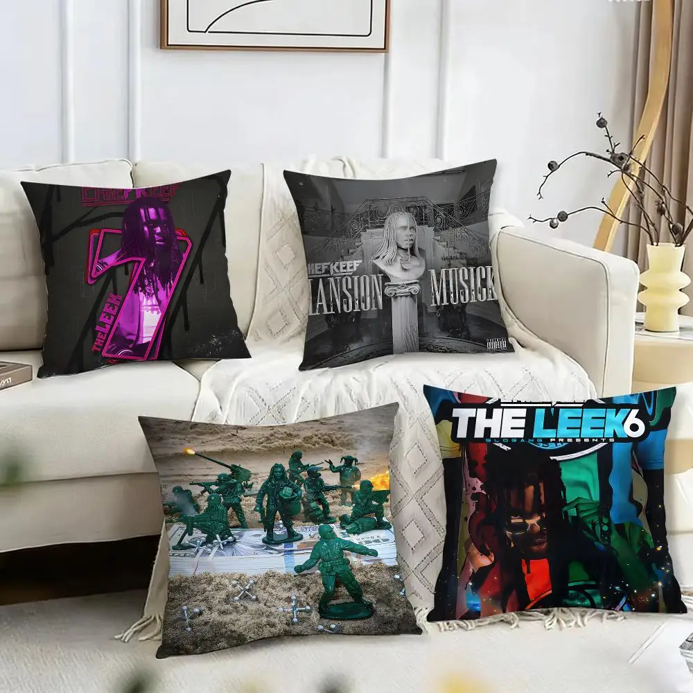 C-Chief Keef Singer Cushion Cover Pillow Case Short Plush Square Throw Pillow Covers Pillowcase Sofa Home Decor Gift