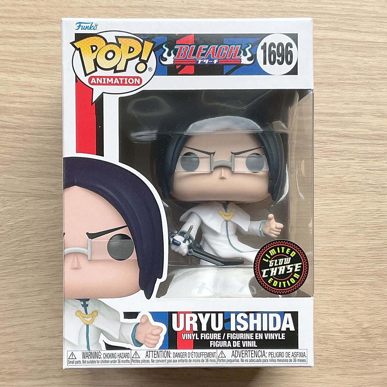 بليتش أنيمي الشكل أوريو إيشيدا # 1696 (توهج) تمثال Funko Pop تحصيل طبعة محدودة 4 بوصة الديكور لعبة مجسمة الهدايا