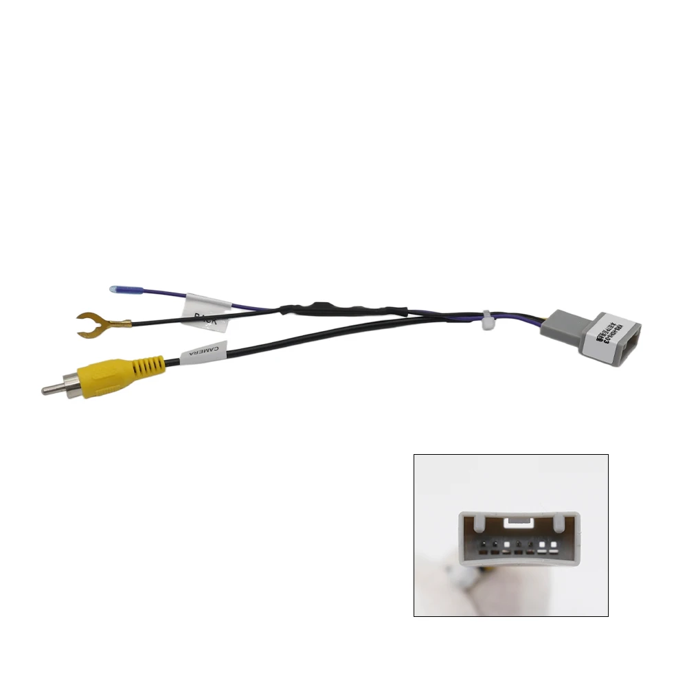 Car Rear View Reverse Camera Retention Wiring Harness Adapter Cable For Honda Civic CRV BRV