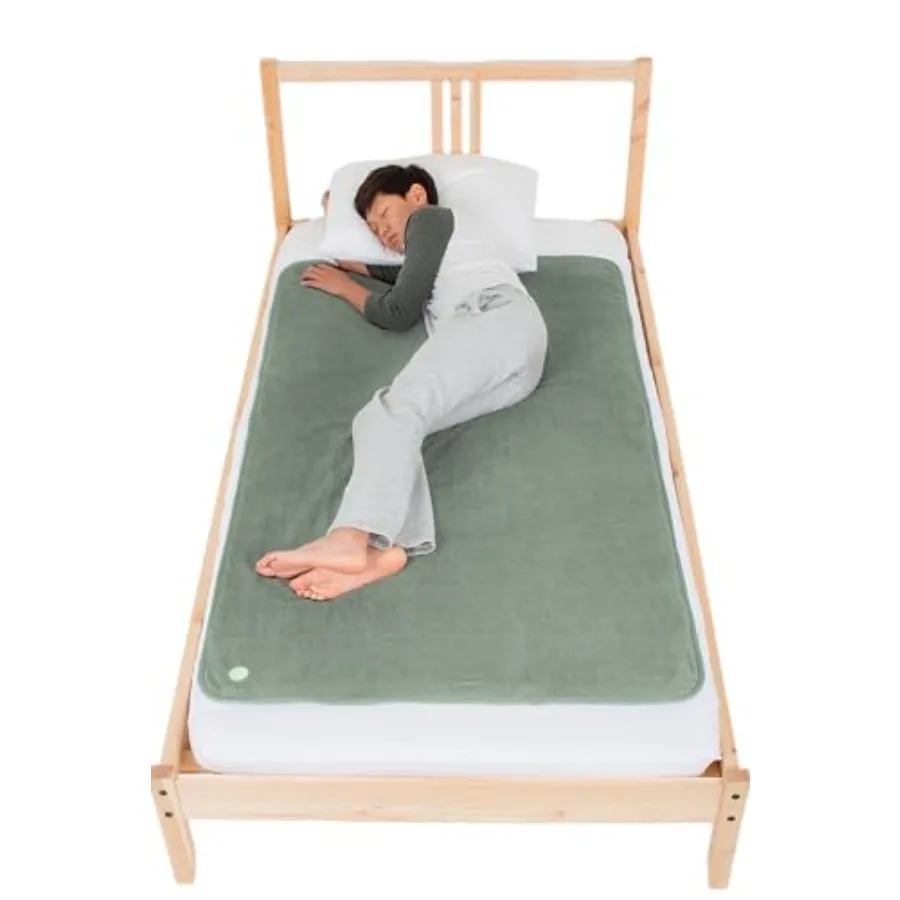 

Bedwetting Incontinence Waterproof Bed Mat - Reusable Underpad. Secure Placement Breathable. Washable. Enviro Friendly 3x5 Sage