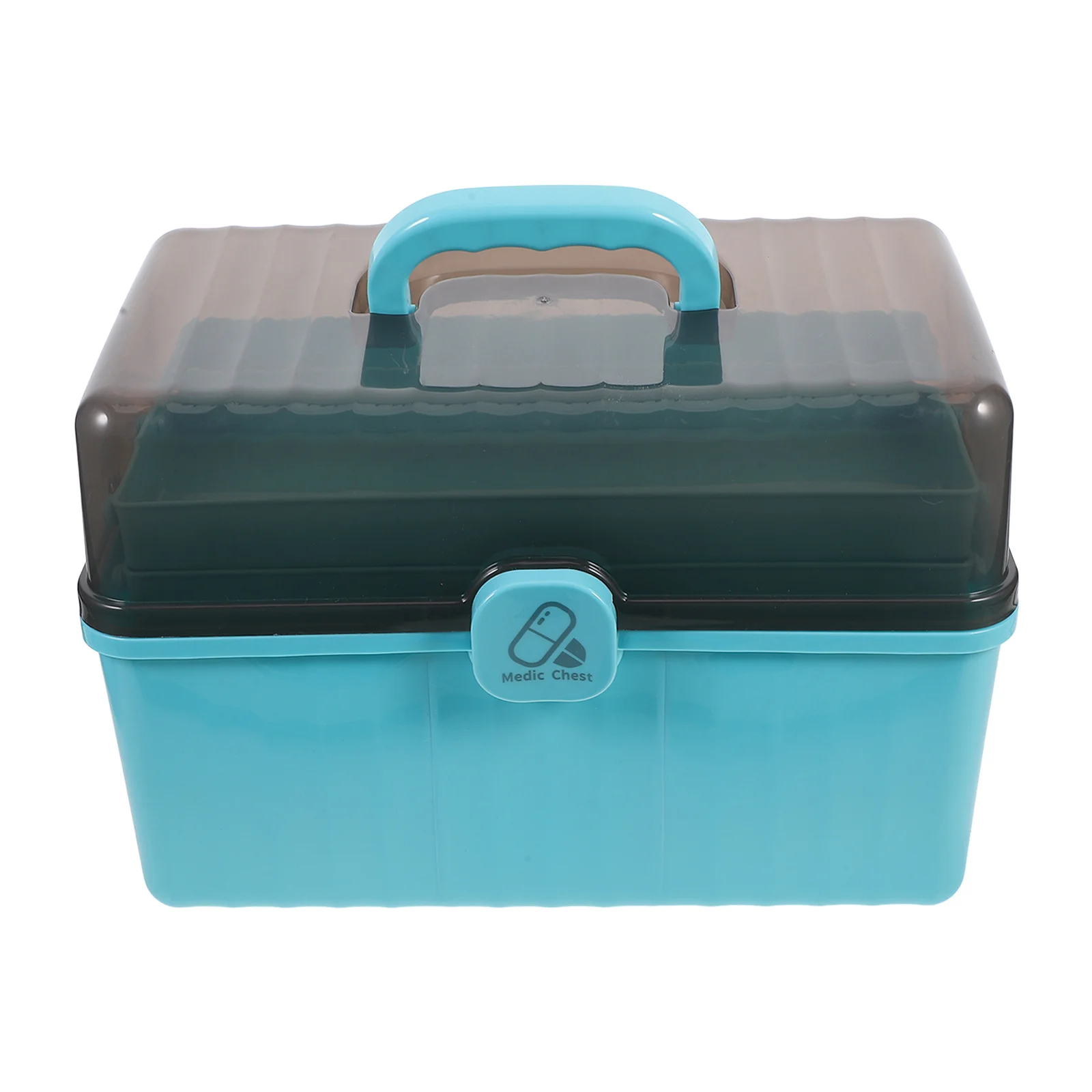 حقيبة تخزين للإسعافات الأولية على الصدر مع مقبض منظم متعدد الطبقات بسعة كبيرة للمنزل والمكتب والسفر في حالات الطوارئ #2