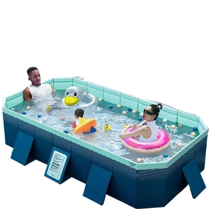 

Children's swimming pool Children's household outdoor large bracket Baby swimming bucket Non-inflatable foldable open water