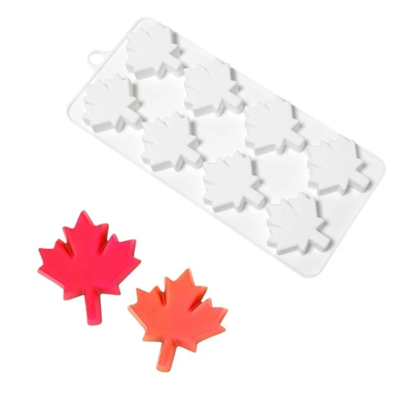 

Maple Leaf Silicone Molds NonStick Mousses Cake Decorating Molds Baking Tool