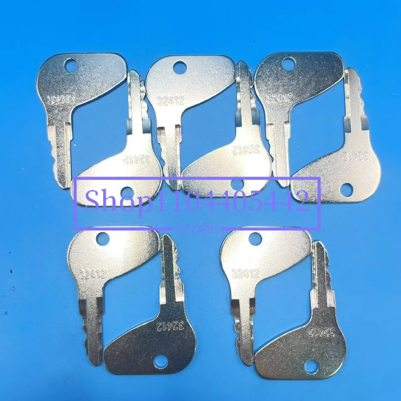 10 PCS H32412 32412 Key For Kubota  Tractor Ignition Start Starter