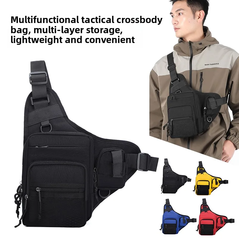 OutdoorTacticalChestPack Molle riñonera para hombres senderismo escalada ciclismo pesca Camping viaje deporte bolsa cruzada