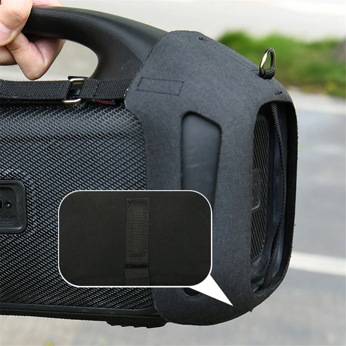 Funda de viaje a prueba de caídas, funda protectora con correa de hombro ajustable para StormBox Blast