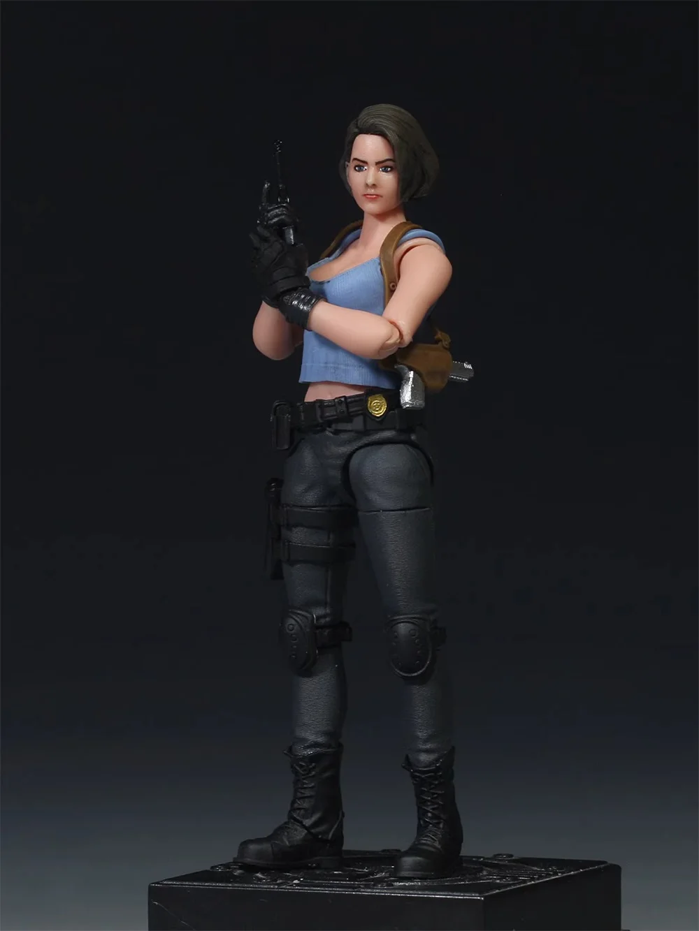 1/18 Dark Source Acid Rain Residents of the Female Girl Jill Evil Moveable Action Figure Weapon 3.75