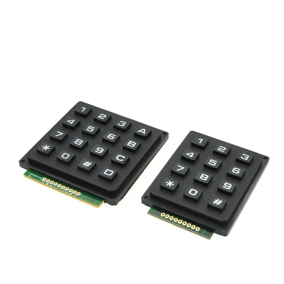 3*4 4*4 Matrix Switch Keyboard Keypad Array Module ABS Plastic Keys 4x4 3x4 12 16 Key Button Membrane Switch DIY Kit for