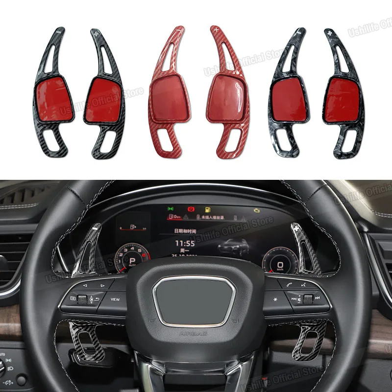 

2Pcs Car Steering Wheel Shift Paddle Extension For Audi A3 A4 A4L A5 A6 A7 A8 Q2 Q3 Q5 Q7 TT TTS S3 R8 MK2 S5 SQ5