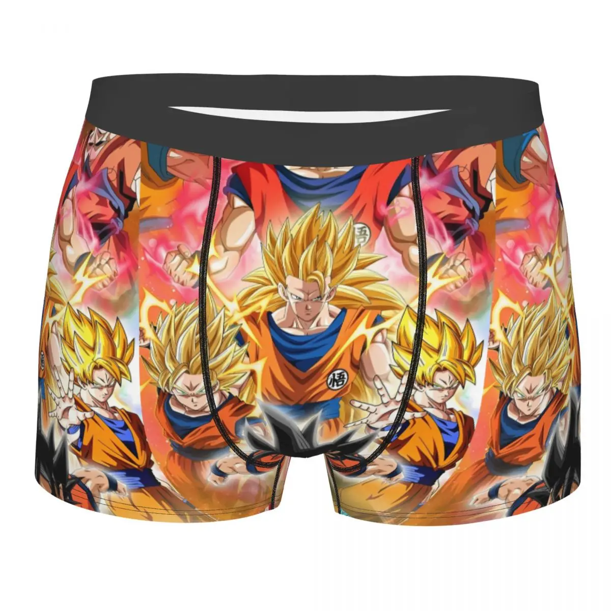 Dragon Ball Z Men's Underwear DBZ Boxer Shorts Panties Hot Breathable Underpants for Homme