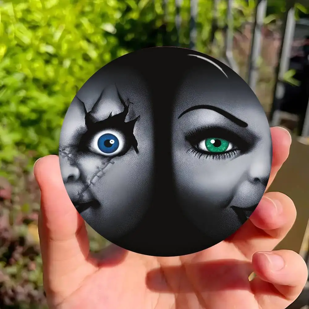 Horror Movie Chucky Child's Play Soft Button Pin Funny Silly Gnarpy On A Skateboard Meme Badge Gamer Collection Gifts view 5