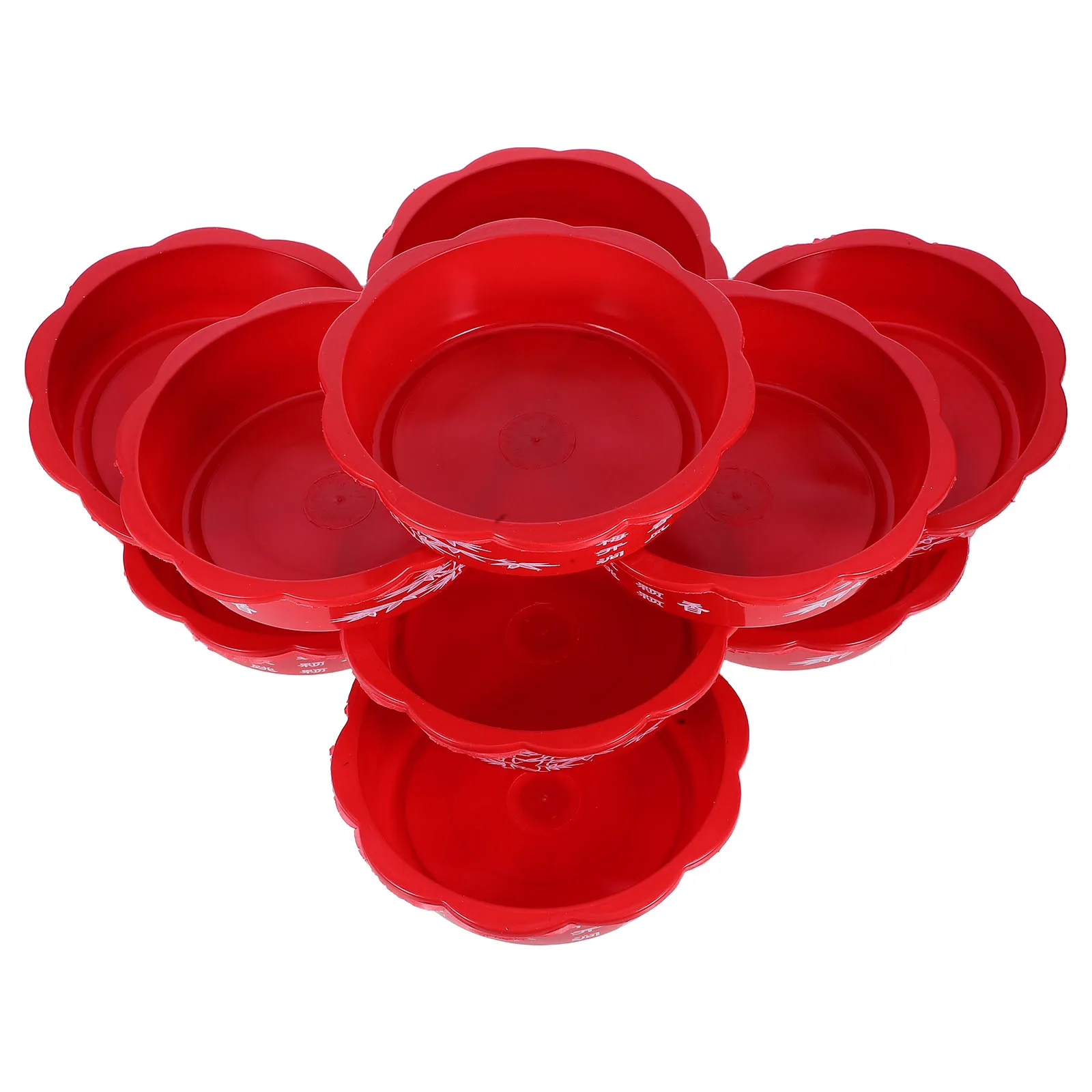 

10 Pcs Hydroponic Flower Pot Water Lilies Bowl Planters Durable Material Elegant Design Suitable Settings Garden