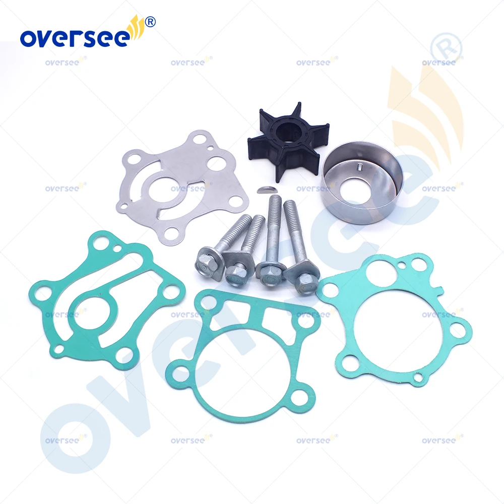 

Oversee 6J8-W0078-00 Water Pump Impeller Kit For Yamaha Outboard Boat 4T F15 F30 6J8-W0078-A2 6J8-W0078