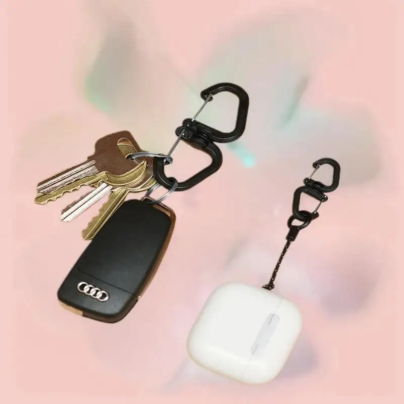 1/5PCS Outdoor 360-degree Rotating Hook, Camping Double-head Backpack Hook, Portable S-hook, Multi-functional Mini Climbing Hook