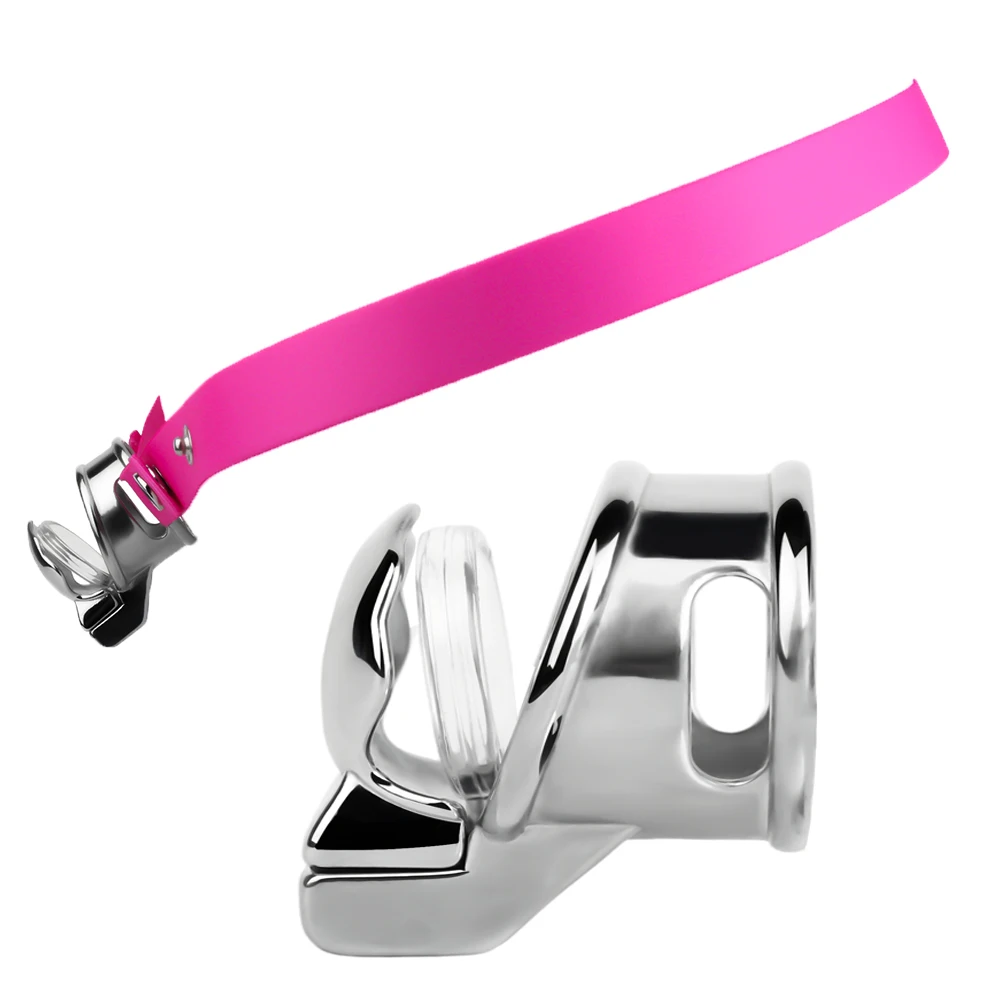 Ringless Male Chastity Device Glans Breathable Chastity Lock Stainless Steel BDSM Slave Restraint Games Adult Sex Toy for Men