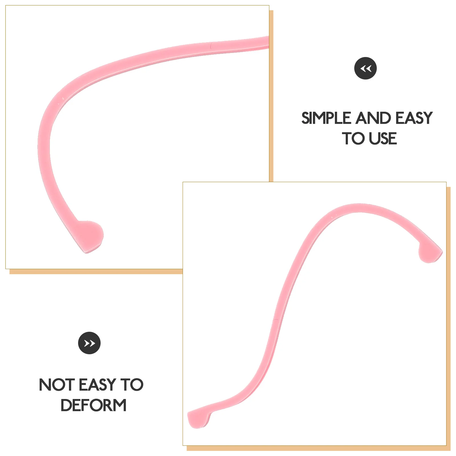 

3 Pairs Eyelash Curler Perm Tape Eyelashes Lifting Strip Shields Silica Gel Styling Tool