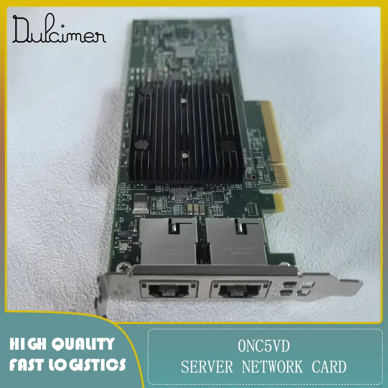 Scheda di rete server Dual Port 0NC5VD 10Gb Base-T, adattatore PCIe ad altezza intera USATO