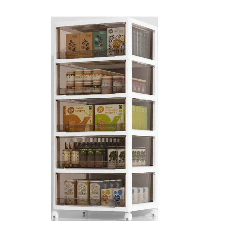 Drawer storage cabinets, removable plastic lockers for children's clothing