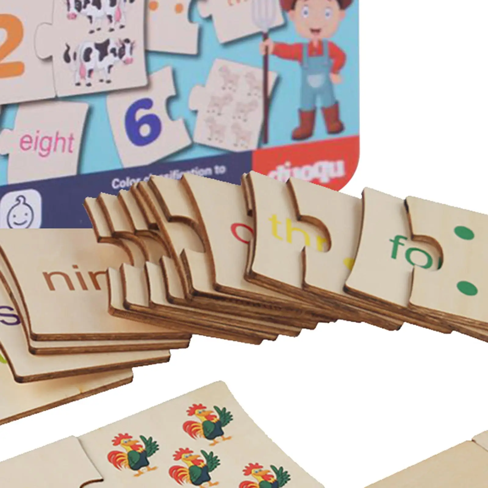 Jeu de puzzle numérique, jouet de comptage, manipulateurs mathématiques, jeu mathématique, jouet mathématique préscolaire pour enfants d'âge préscolaire, cadeaux d'anniversaire pour enfants d'âge préscolaire