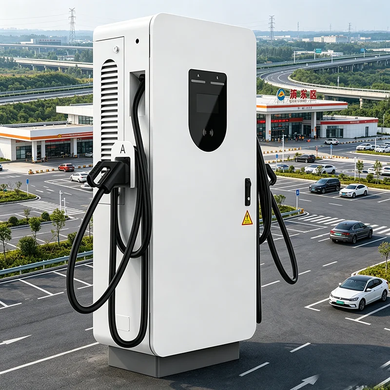 300kW High Efficiency CCS2 Charger, Public DC Fast Charging Station with Real-time Data Monitoring