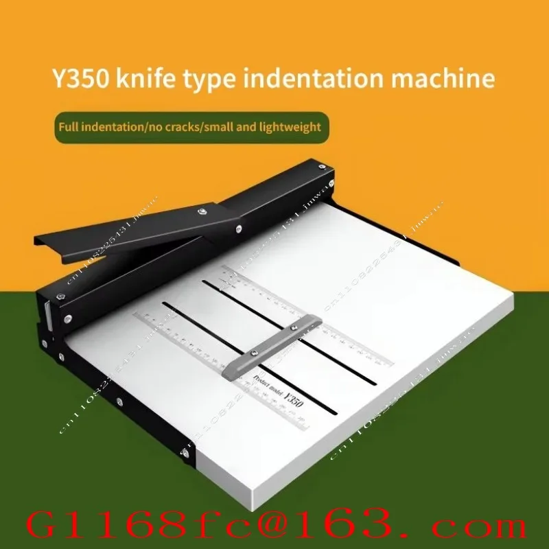 A4 Manual Indentation Machine, Labor-saving and Lightweight, Sturdy Single Line Indentation Machine Y350
