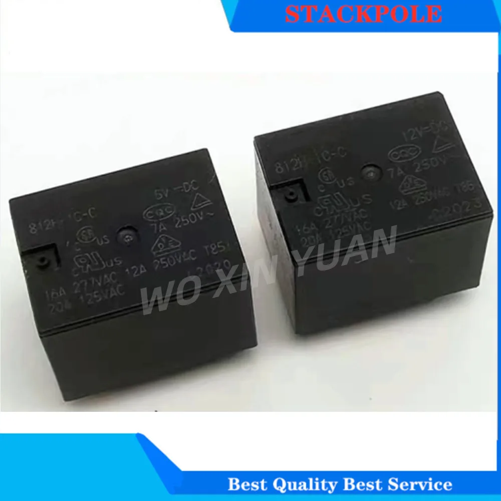 

5PCS 812H-1A-C 812H-1C-C -5VDC 12VDC 24VDC 812H-1C-V-12VDC 4PIN 5PIN Power Relay SRD