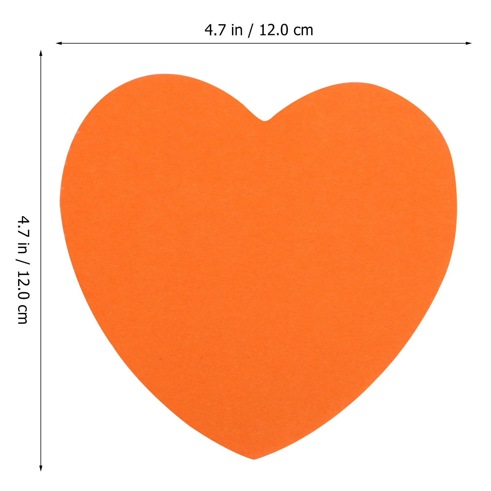 50pcs Colorful Card Paper Heart Shape Sticky Memo Pad For Daily Reminders Portable Plan Notepad Cute Stationery School Office