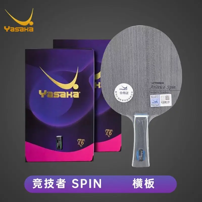 YASAKA Competitor Spin Speed Power Tafeltennisblad Aramid Carbon Pro Ping Pong Racket