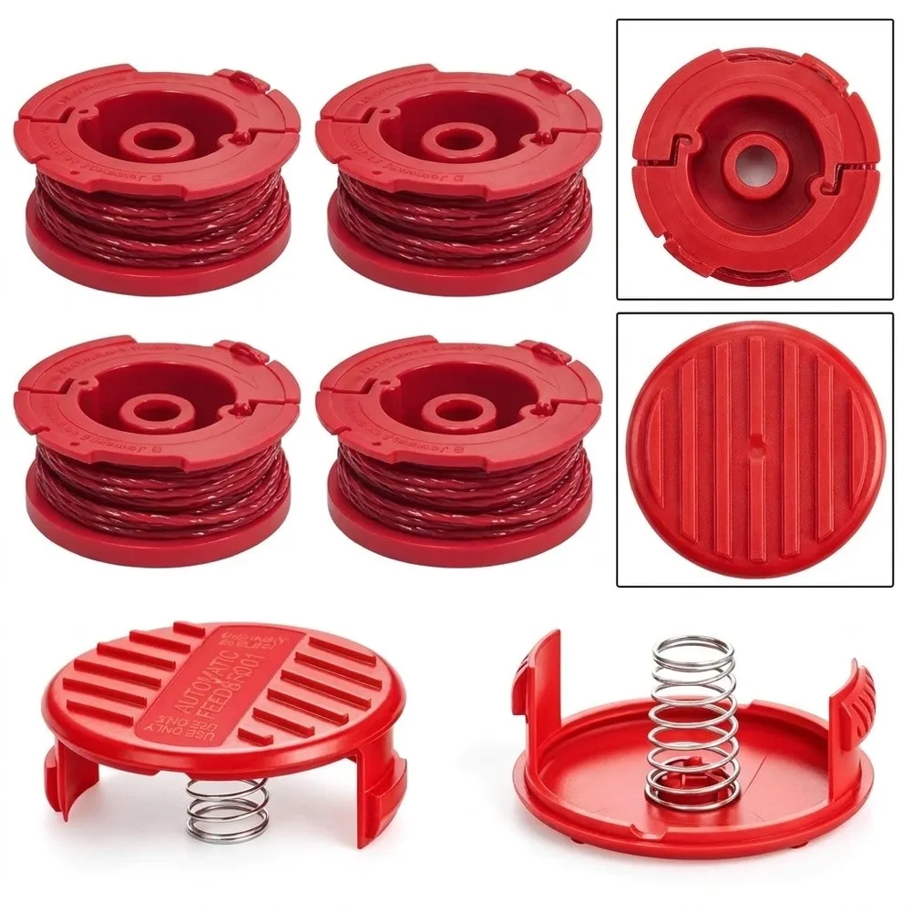 CMZST0803 Replacement Spools for CRAFTSMAN CMCST930 String Trimmer 0.080 in Pre-Wound Line Kit Includes 6 Spools and 2