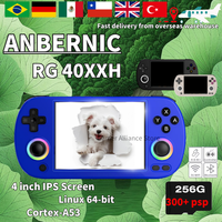 ANBERNIC RG40XX H RG 40XXH Retro Handheld Game Console Video Game Console 256G PSP Games 4.0-inch IPS Screen Linux System Gifts
