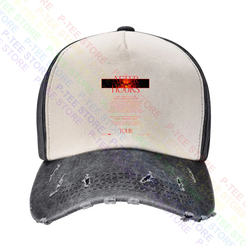 The Weeknd The After Hours Tour 2020 Baseball Cap Snapback Caps Knitted Bucket Hat