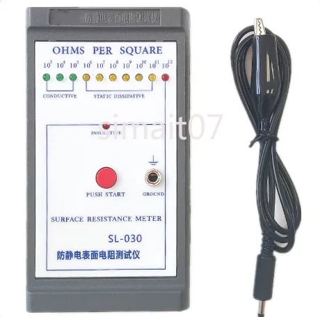 

ESD Surface Resistance Resistivity Electrostatic Static Electricity Tester Meter SL-030