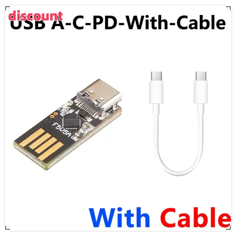 Адаптер для Raspberry Pi5 USB A-C PD с кабелем Mini PD Trigger Активация Мощность USB-A к USB-C для Raspberry Pi 5