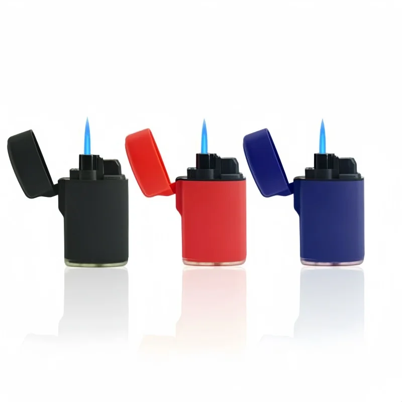 

Windproof Gas Lighter Jet Straight Flame Inflatable Torch Igniter Outdoor Cigar Lighter Cigarette Accessories Men's Gift