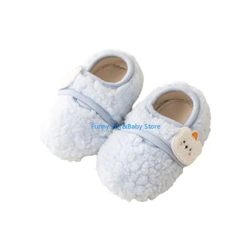 

Soft Soles Toddler Infant Thermal Prewalker Crib Shoes for Baby 10-36 Month C90B