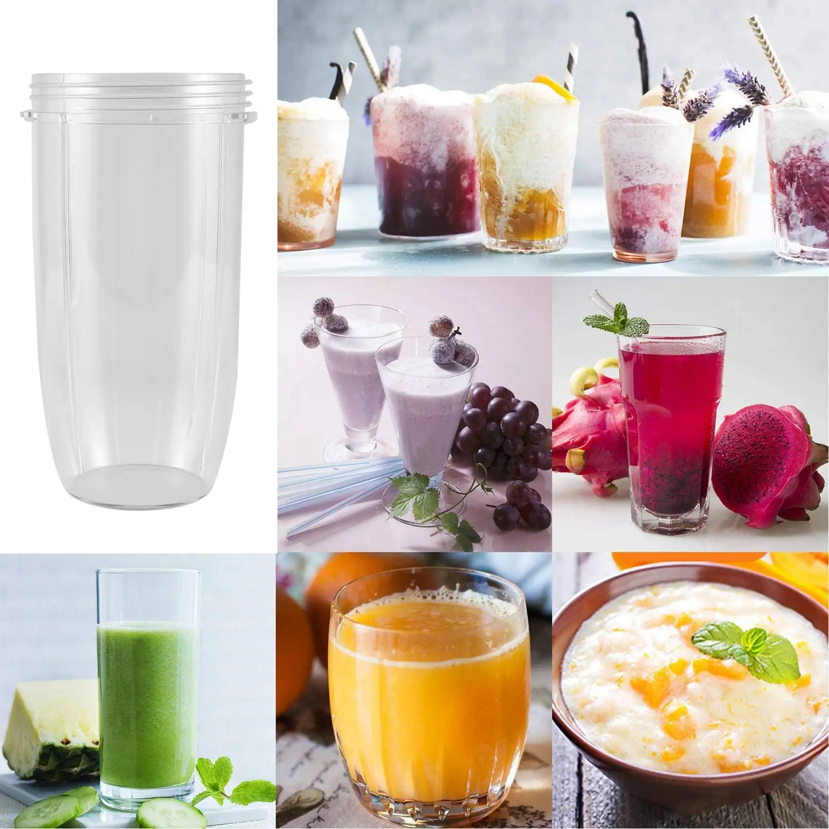 Juicer Cup Mug Clear Replacement For Nutribullet Nutri Juicer 32Oz Juicer 32Oz Cup Replacement Parts HOT