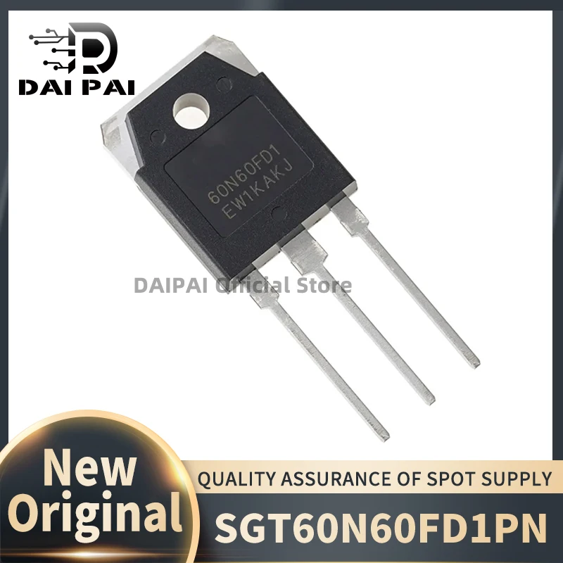 (10 UDS-20 piezas/lote) 100% nuevo importado Original SGT60N60FD1PN 60N60FD1 TO-3P 60N60 transistores IGBT 60A 600V en Stock